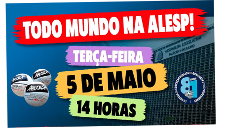 TODO MUNDO NA ALESP - TERÇA - 5 DE MAIO - 14 HORAS